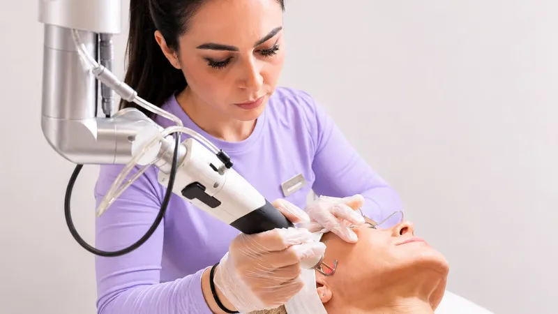 Laser deep fractional gi&uacute;p xử l&yacute; hiệu quả sẹo rỗ, n&aacute;m