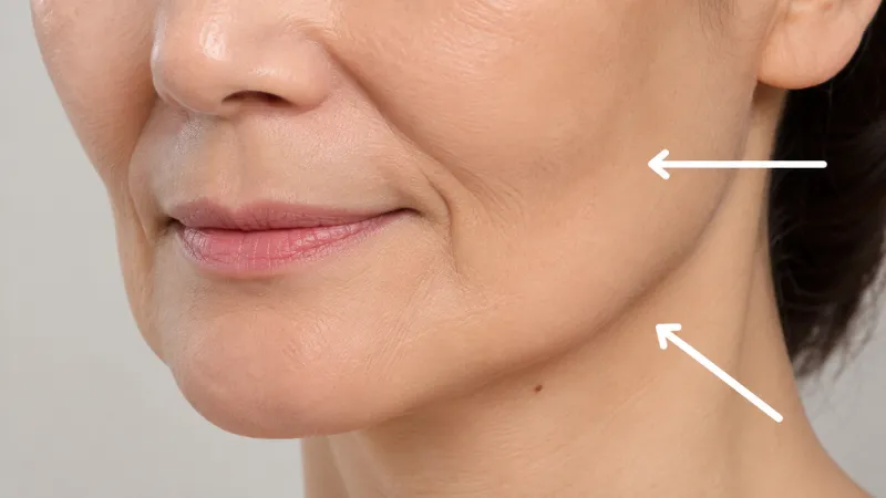 Năng lượng quá mạnh làm tiêu mỡ sai vùng có thể khiến má bị hóp sau khi làm Hifu